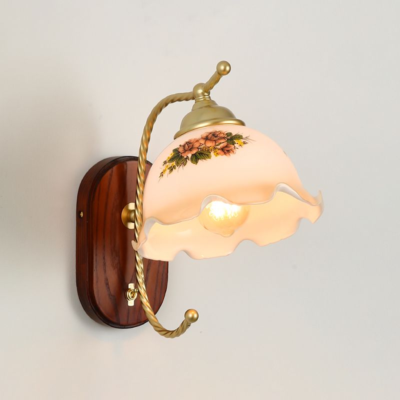 1 appliques murales géométriques légères lampes murales en verre de style moderne