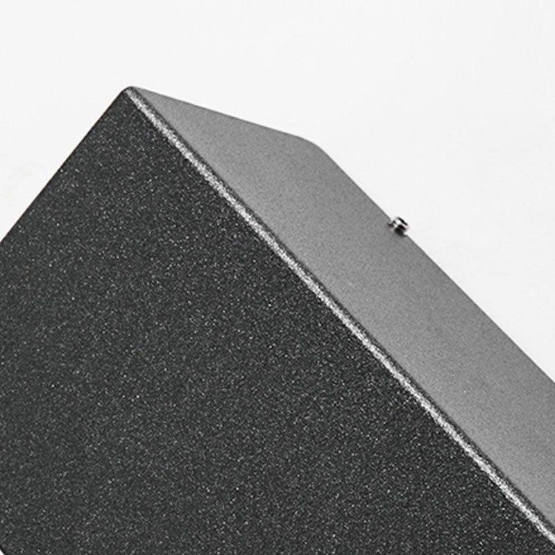 Moderne Metall 2-Licht-Wandhalterung Lampe schwarze Wandleuchten für Balkon