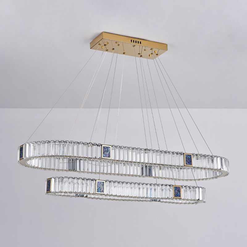 Crystal Hanging Pendant Lights Contemporary Hanging Lamps for Dining Room