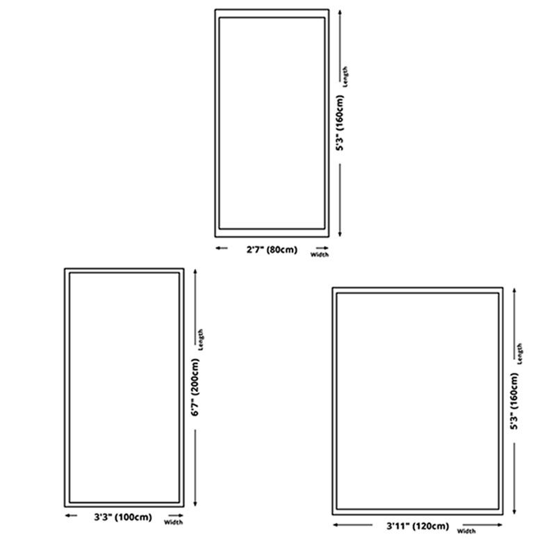 Nostalgie Polyester Teppich Stammesmuster Teppich