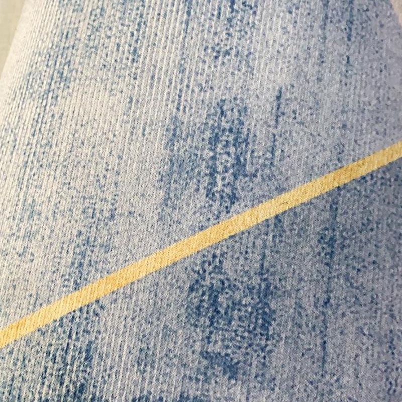 Gray Modern Rug Polyester Graphic Rug Stain Resistant Rug for Home Decor