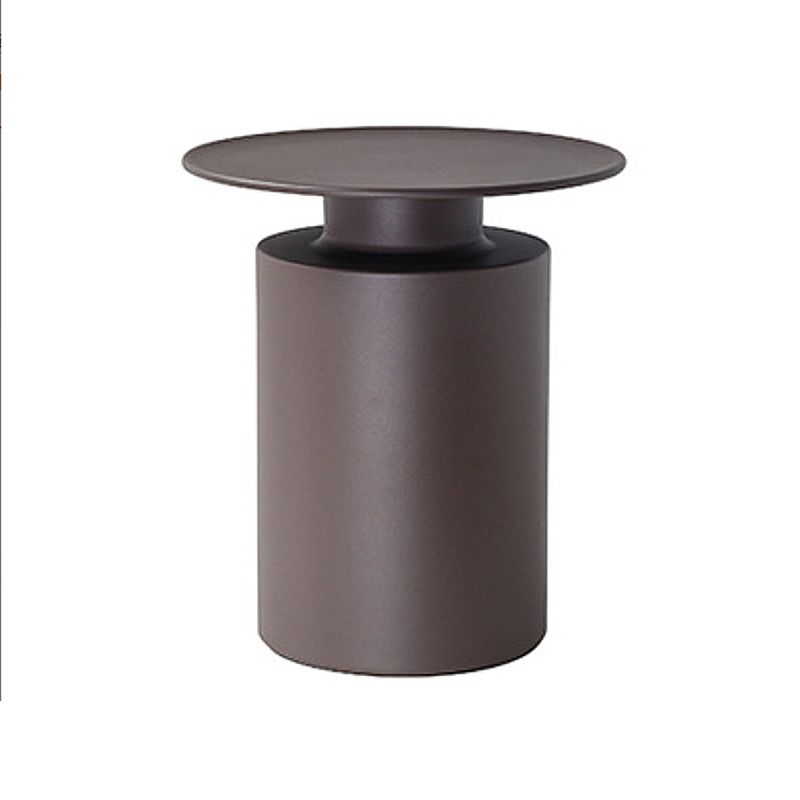 Tray Top Metal Coffee Table Mid-Century Modern Pedestal Cocktail Table