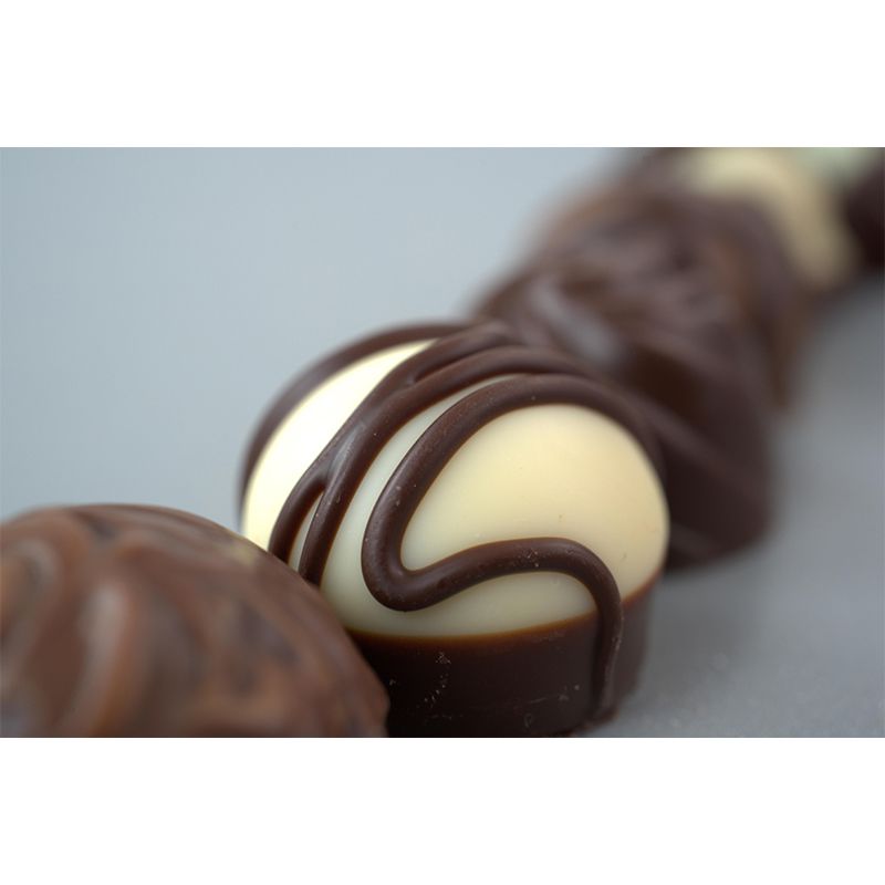 Customized Wall Mural Dessert with Chocolate Marshmallow Pattern Wallpaper Commerce Shop