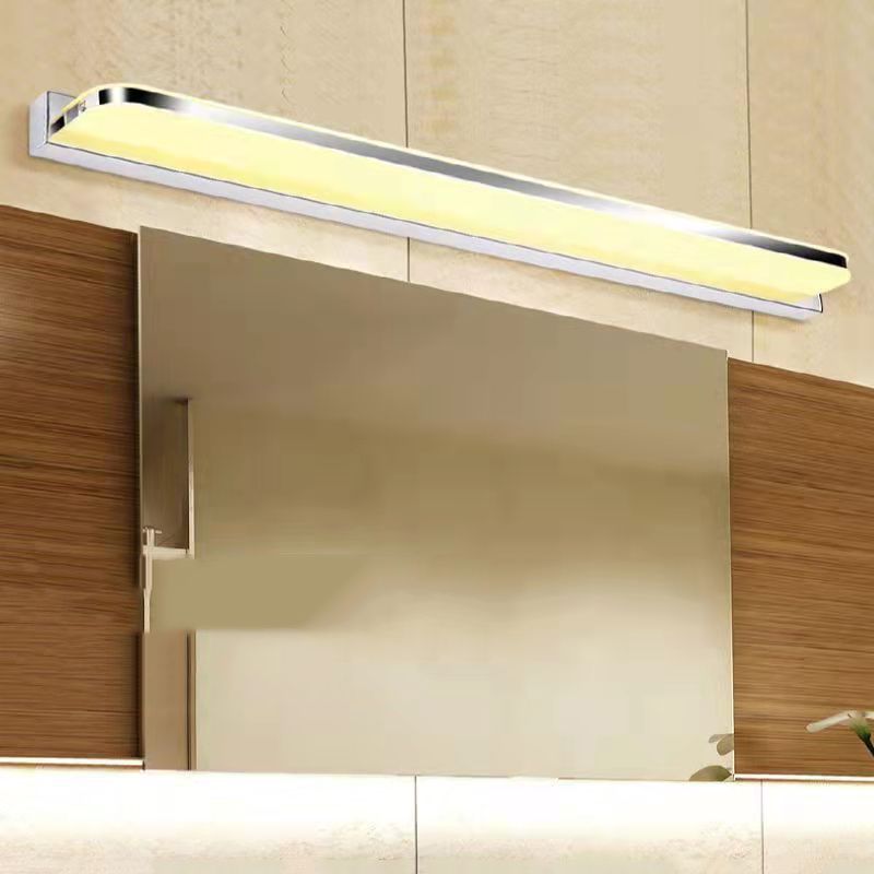 Luz de tocador LED moderno Simple Long Forma de forma frontal de forma frontal para el baño