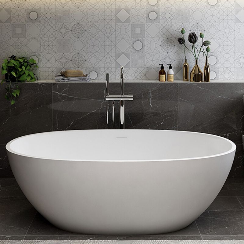 Stone Soaking Bathtub Antique Finish Flat Bottom Back to Wall Bath Tub