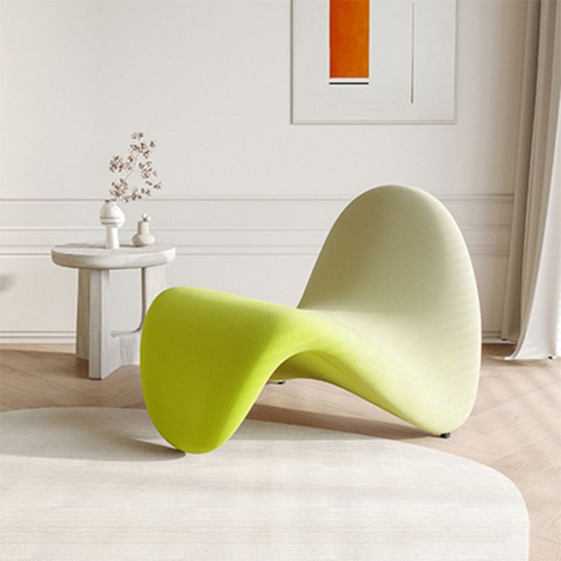 Armless Accent Chair 29.52" L x 33.85" W x 25.59" H Tongue Shape Chair