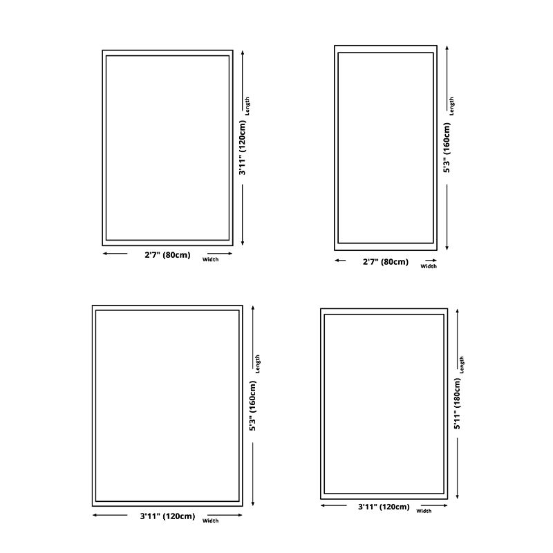 Black Modern Rug Polyester Graphic Indoor Rug Washable Area Rug for Home Decoration