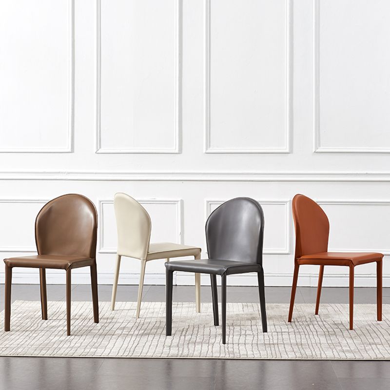 Contemporary Kitchen Dining Side Chair Matte Finish Dining Chair