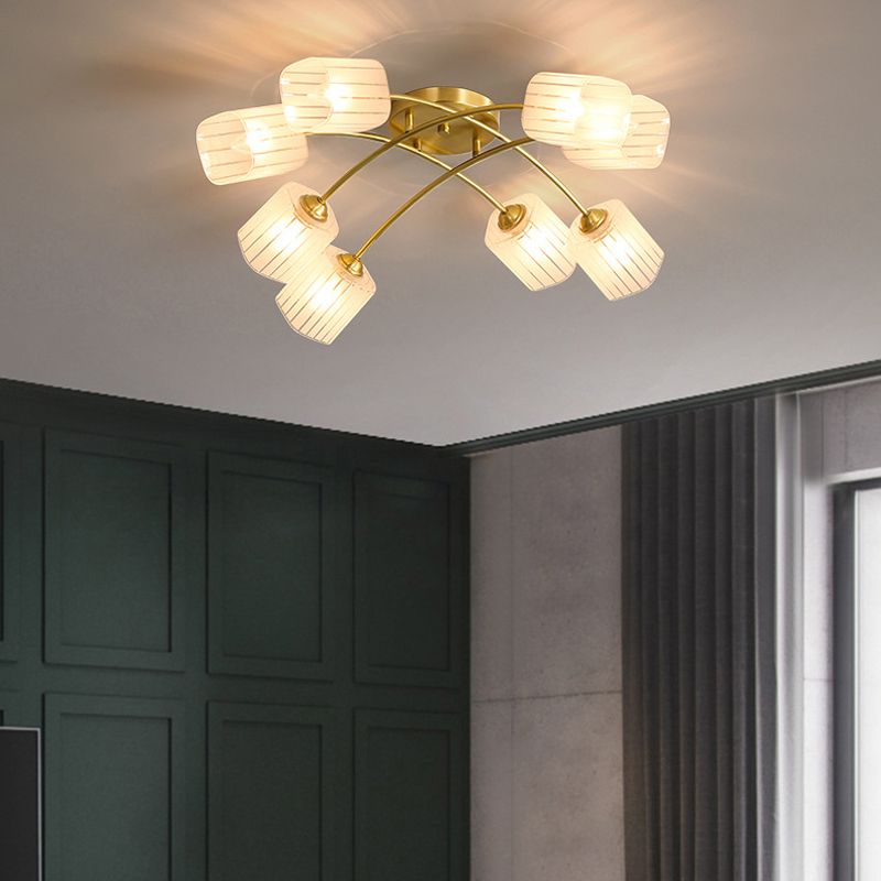 Metal Sputnik Shape Flush Mount Light Modern-Style Multi Lights Flush Ceiling Light