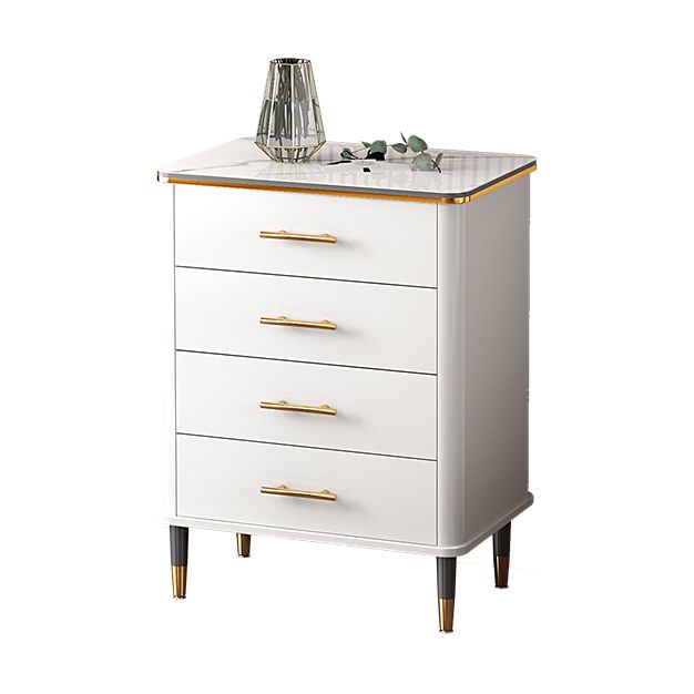 Contemporary Storage Chest Manufactured Wood Dresser with 3/4/5 Drawers