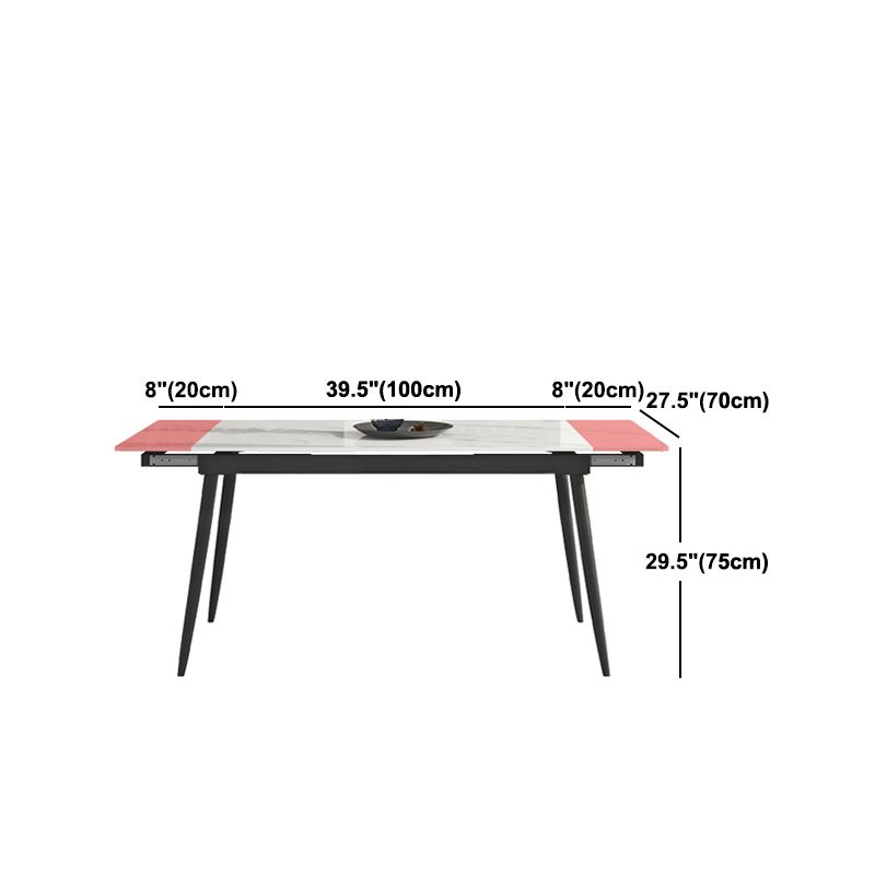 Modern Stone Dining Table Set 1/4/5/7 Pieces Dining Set for Home Use