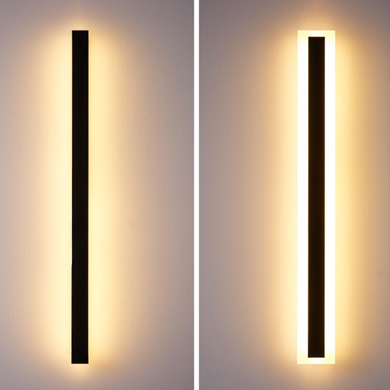 Metal Sconce Light Fixtures Black Wall Mounted Lights for Outdoor