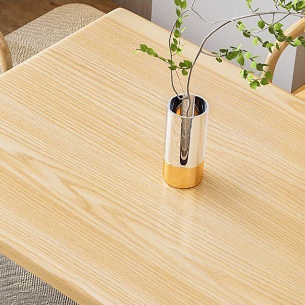 Modern Rectangle Ash Dining Table 1/5/6/7 Pieces Dining Set for Dining Room