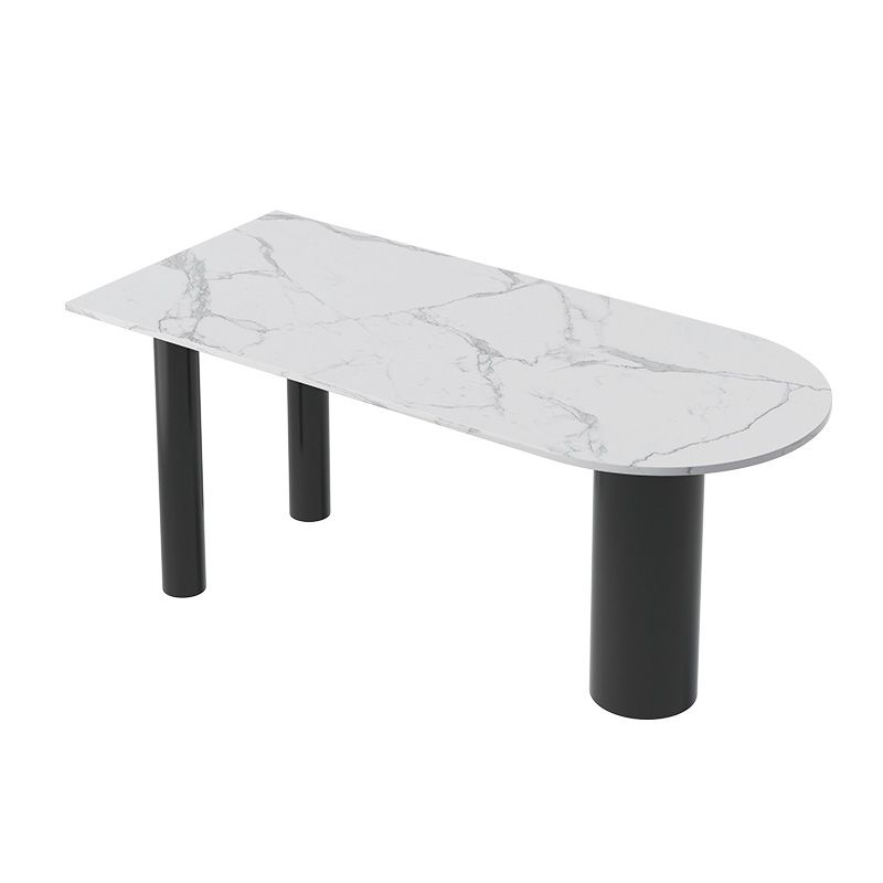 Modern Style Dining Table Stone 3 Legs Table for Dining Room