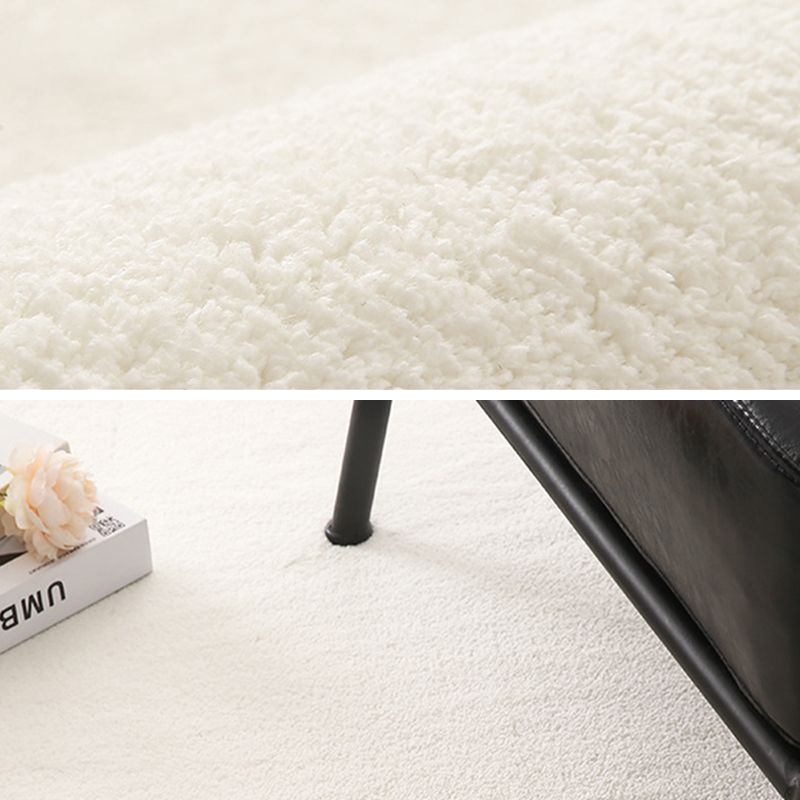 Tapis de moderne moderne blanc tapis lasable en tapis lavable pour décoration intérieure