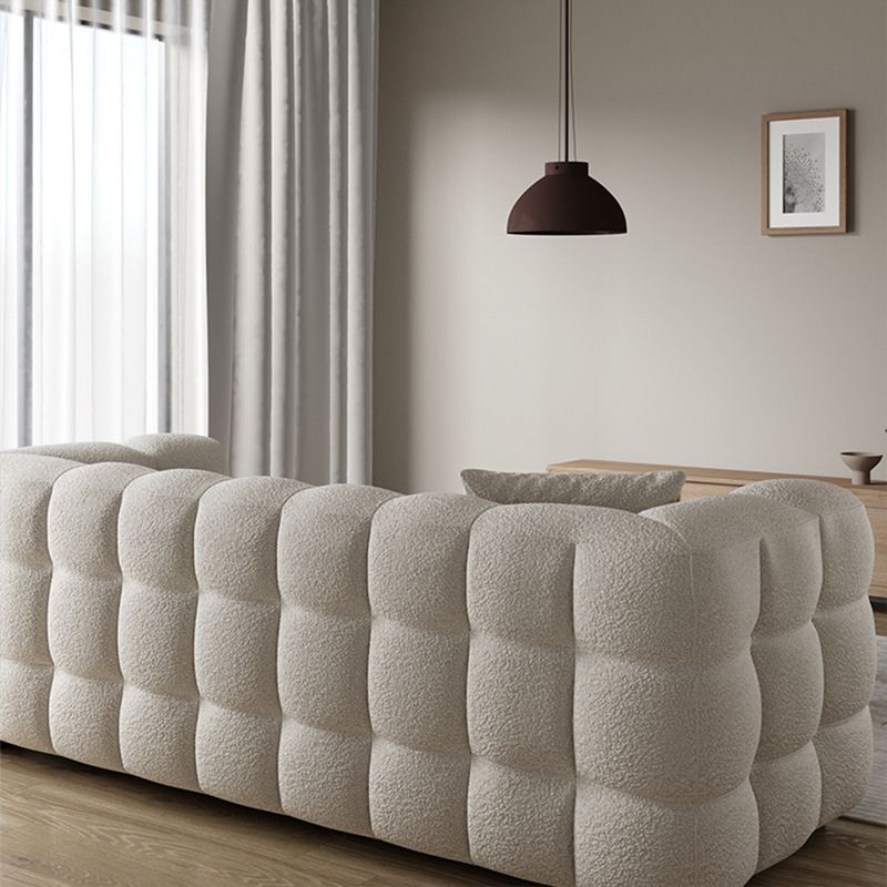 Contemporary Tuxedo Arm Sofa Tight Back Standard Sofa for Living Room