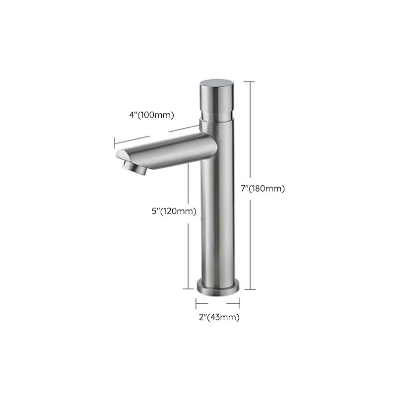 Modern Low Arc Sink Faucet with Single Handle Bathroom Sink Faucet