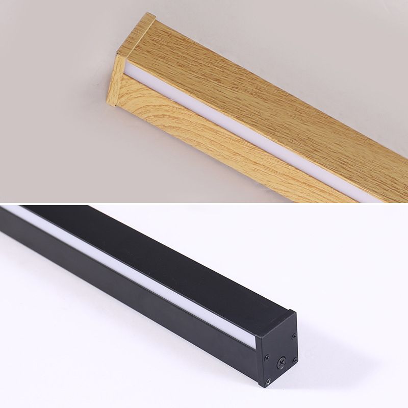 Estilo contemporáneo lámparas de luz lineal lineal aluminio 1 lámparas de pared LED de luz