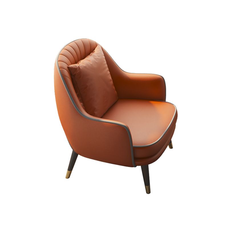 Velvet Accent Armchair 21.65" Wide Arms Included Chair for Living Room