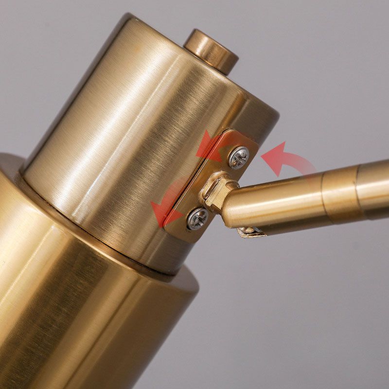 Metalen geometrische vorm vloerlamp moderne stijl 1-licht vloerlampbeveiliging