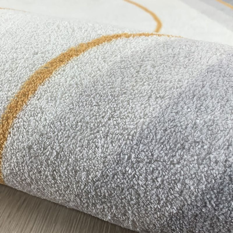 Fancy Modern Area Teppich abstraktes Muster Polyester Fläche Rugfärbung widerstandsfähiger Teppich für Wohnkultur