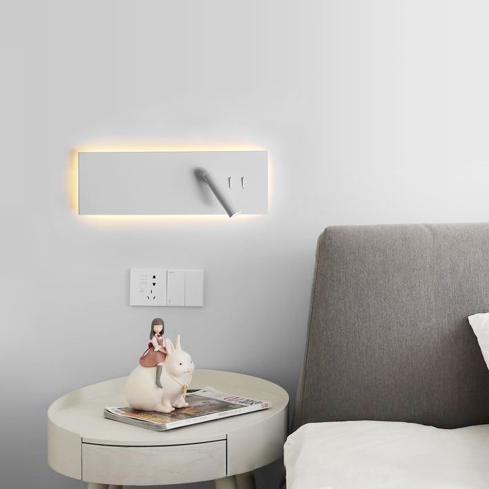 Modern Minimalist Style Wall Mounted Reading Lights Metal Reading Wall Lamp for Bedroom