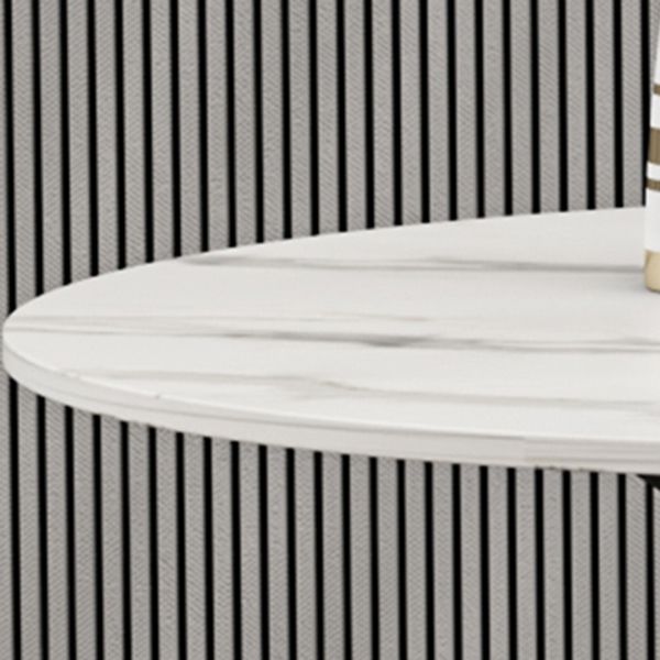 Nordic 1/3/4/5 Pieces Dining Set Round Stone Dining Table for Dining Room