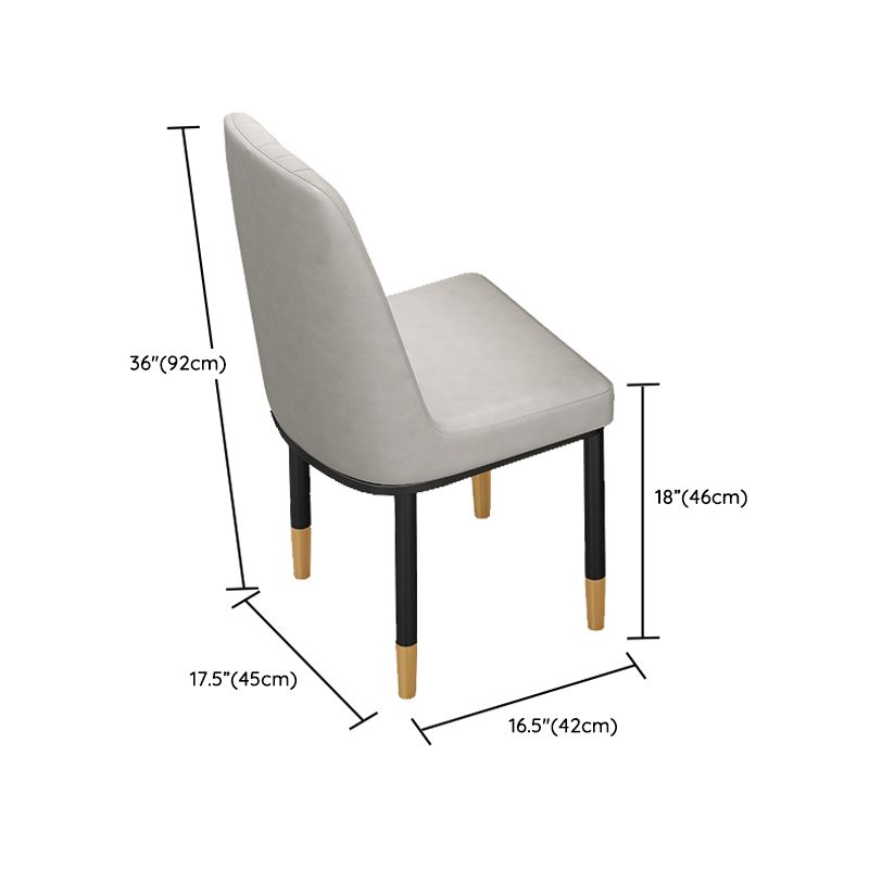 Glossy White Dining Table Set 1/4/5/7 Pieces Stone Dinette Set for Kitchen