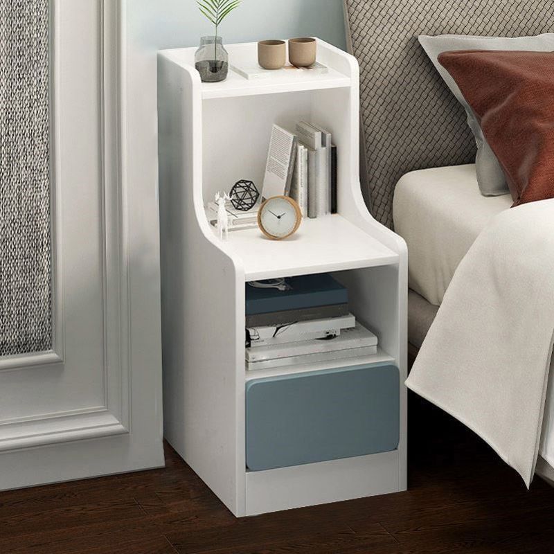 Contemporary Rectangle Manufactured Wood Grooves Accent Chest