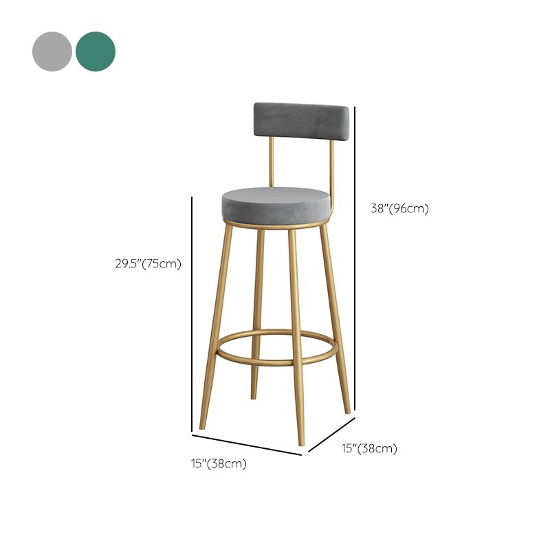 Stone Bar Table Set Glam 1/3 Pieces Fixed Counter Height Table Set for Indoor