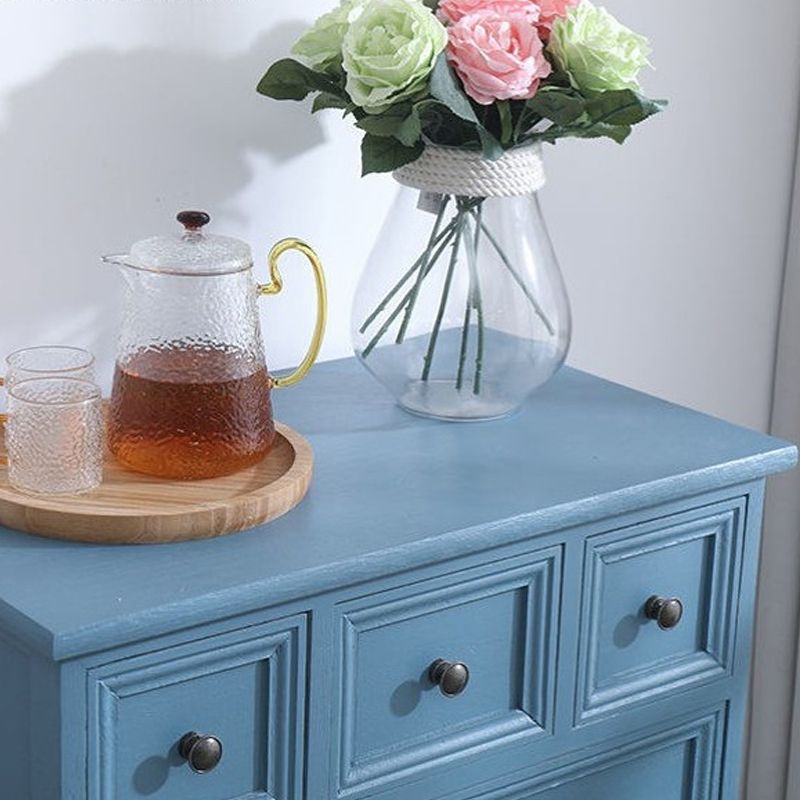 Nautical Bedroom Storage Chest Solid Wood Chest with Drawers