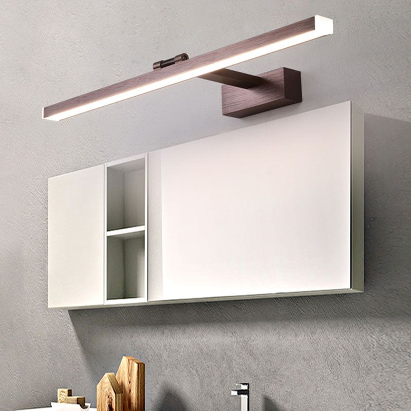 1-Light Aluminum Wall Light Sconces Linear Modern Style Vanity Wall Light Fixtures