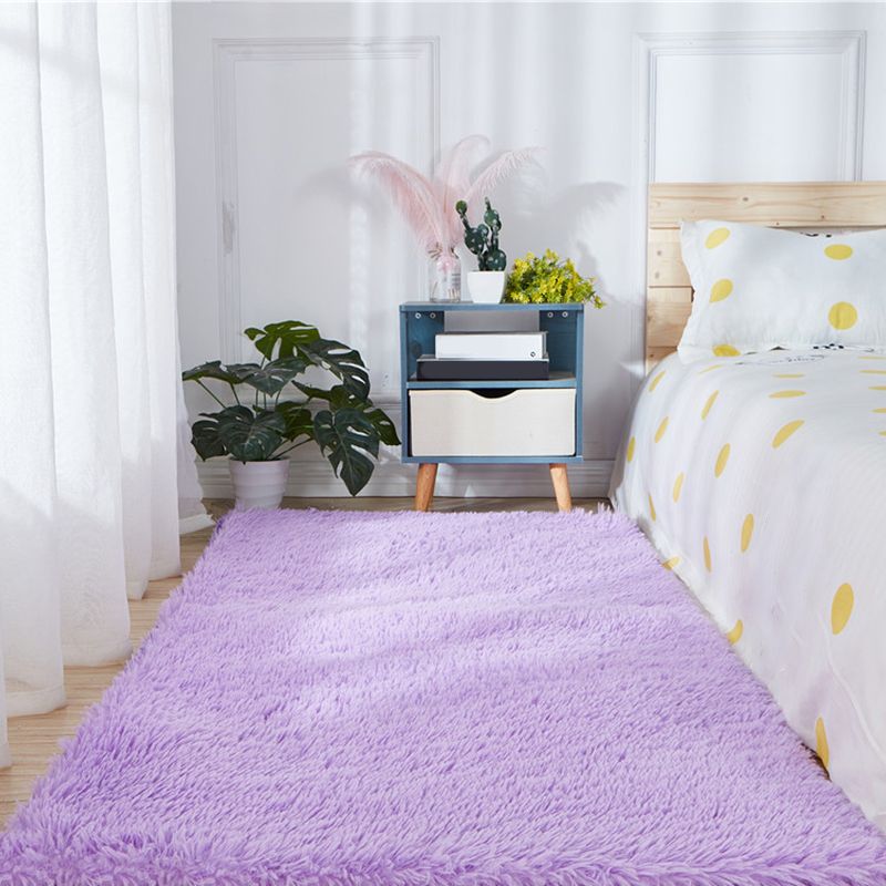 Eenvoud slaapkamer vloerkleed veelkleurig gewone vloerkleed ruige huisdiervriendelijke anti-slip vacuümreinigingskleed