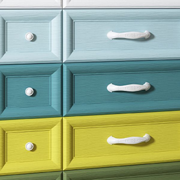 Contemporary Cabinet Plastic Storage Cabinet with Drawer for Bedroom