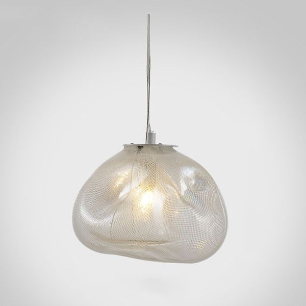 1 Lichthängeleuchte moderne geometrische Federlampe für das Restaurant