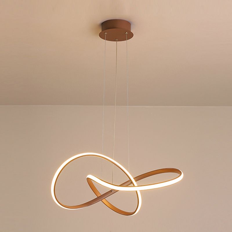 Hedendaags aluminium hanger licht lineair plafondlicht voor eetkamer