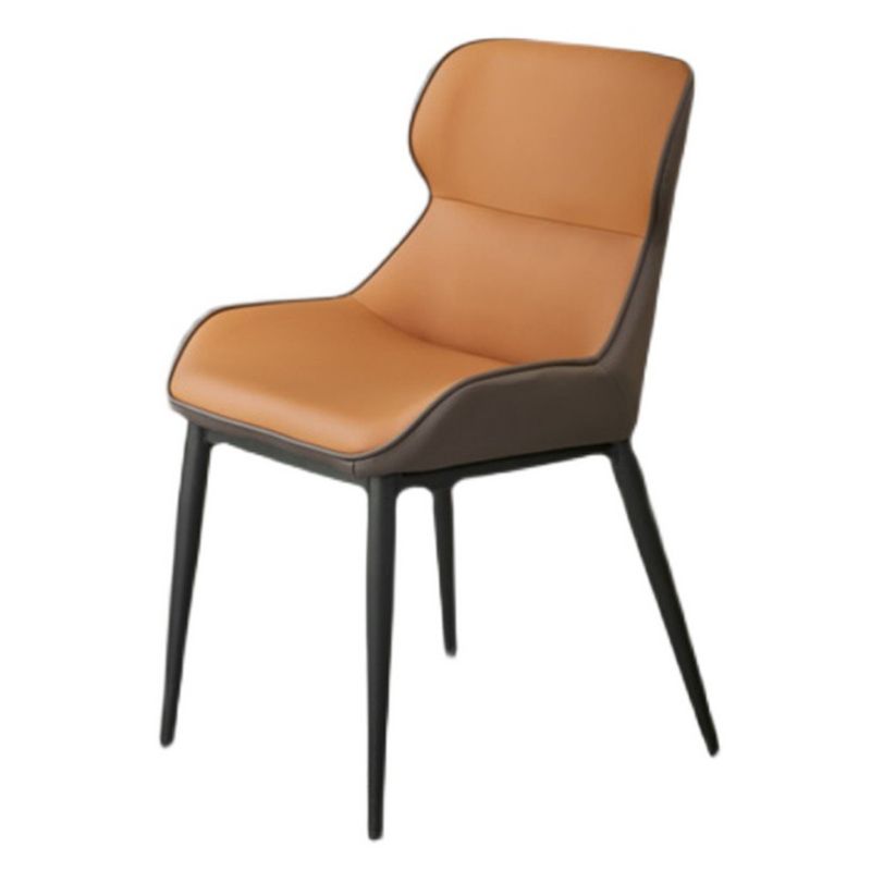 Industrial Dining Accent Chair Upholstered Side Chair for Home