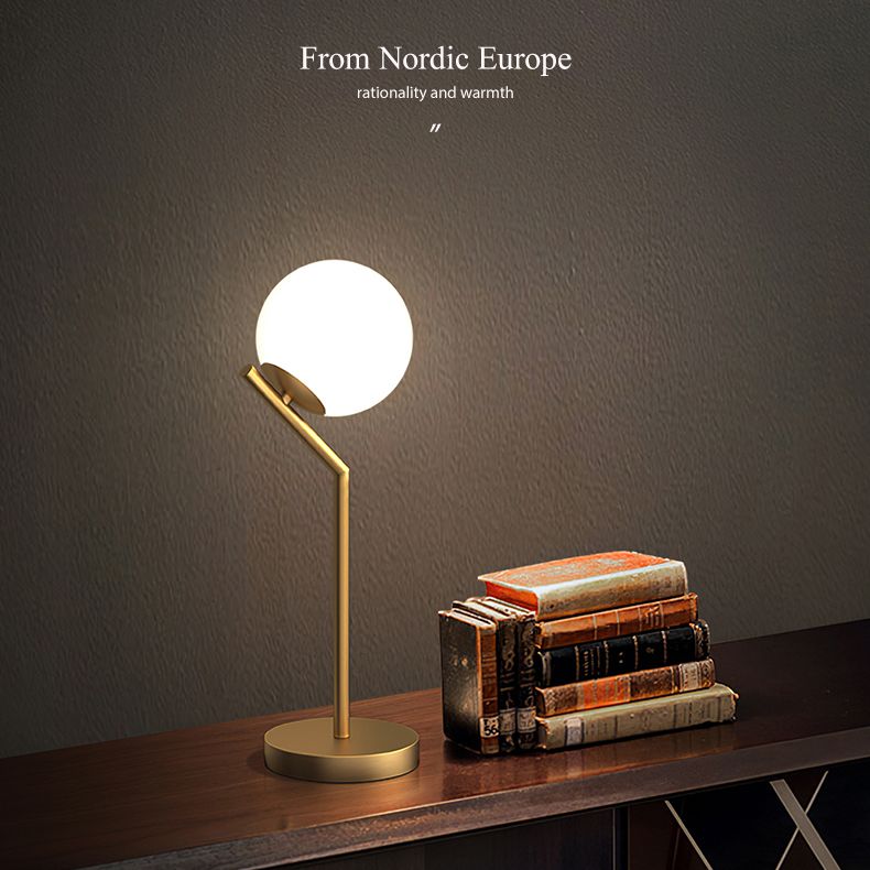 1-Licht globaler Tischlampe Modernes Glas Tischlicht