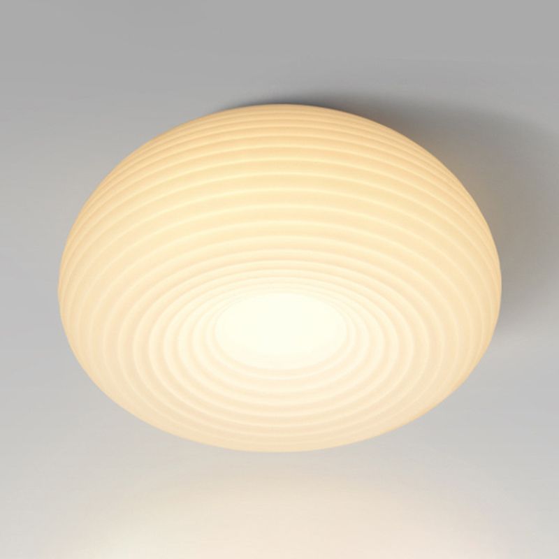 White Flush Mount Lighting Modernism LED Ceiling Light for Hallway