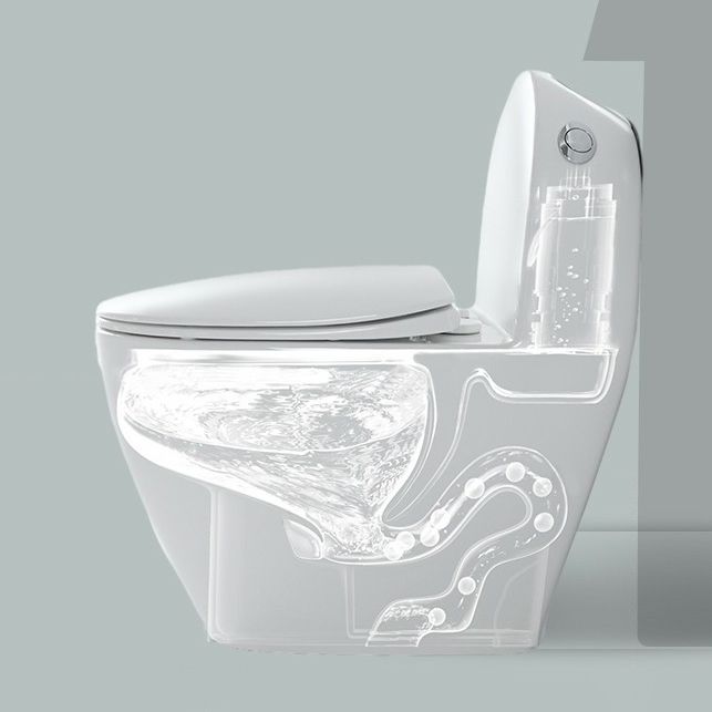 Traditional Toilet Bowl One Piece Toilet Floor Mounted Porcelain Toilet