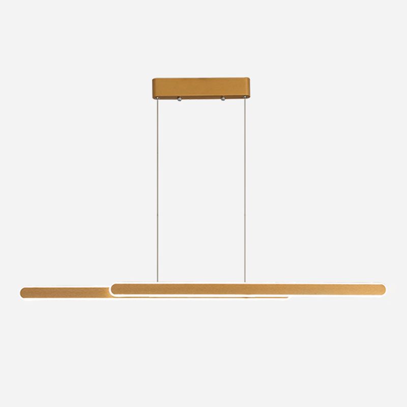 Linearinselanhänger führte die nordische moderne Deckenpendelleuchte für Büro