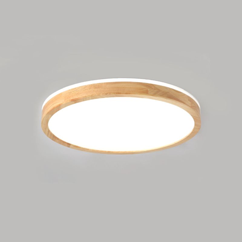 1 Light Wood Flush Massimale Light Fixtures Modern Bedroom Flush Mount Massimale Light Fixtures