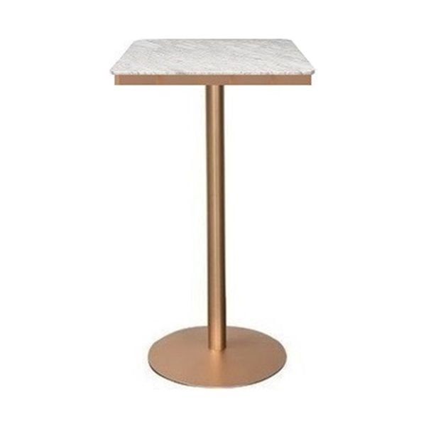 Modern Bar Table White Dining Table for Kitchen Living Room Coffee Room