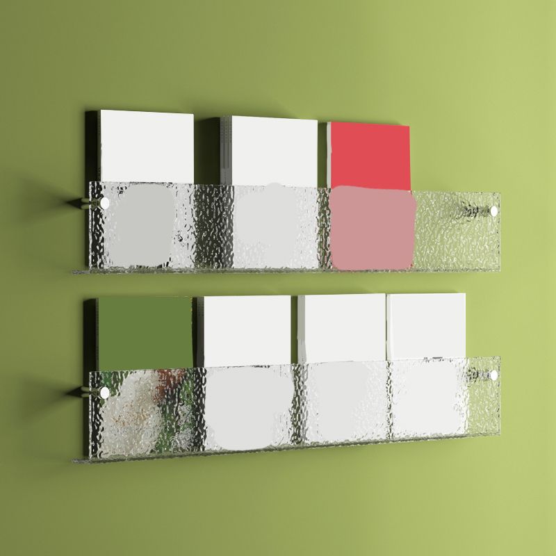 Floating Clear Plastic/Acrylic Bookcase Urban Wall Mounted Shelf