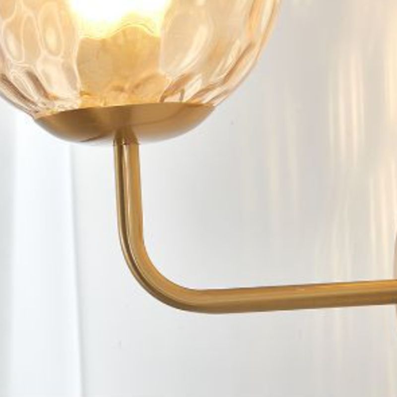 Simplicity Wall Lighting Fixture Round Glass Wall Light Sconce