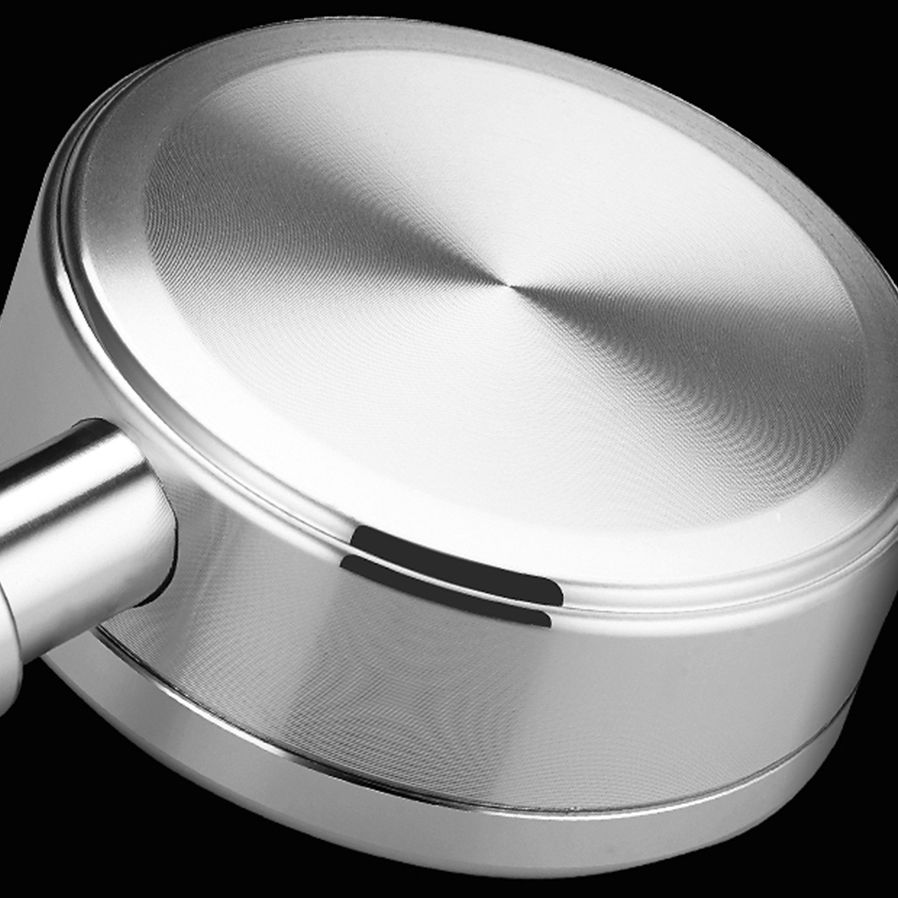 Round Aluminium Hand Shower Water Efficient Wall-Mount Hand Shower