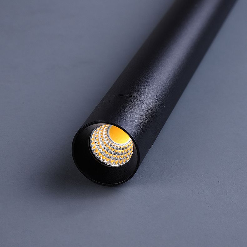 Éclairage suspendu linéaire Métal de style moderne 1 pendentif léger pour le restaurant