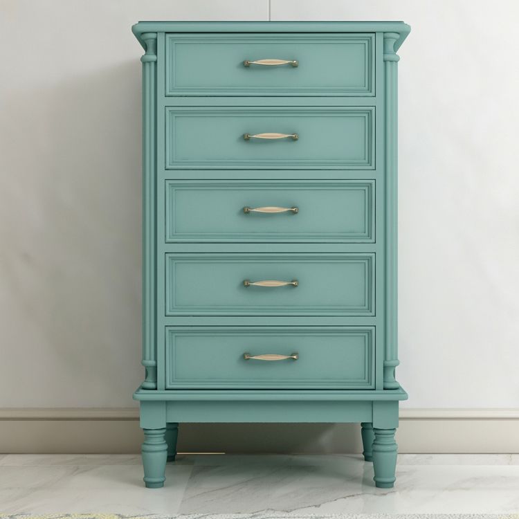 Wood Top Chest with Legs Vertical Dresser with Drawers for Bedroom