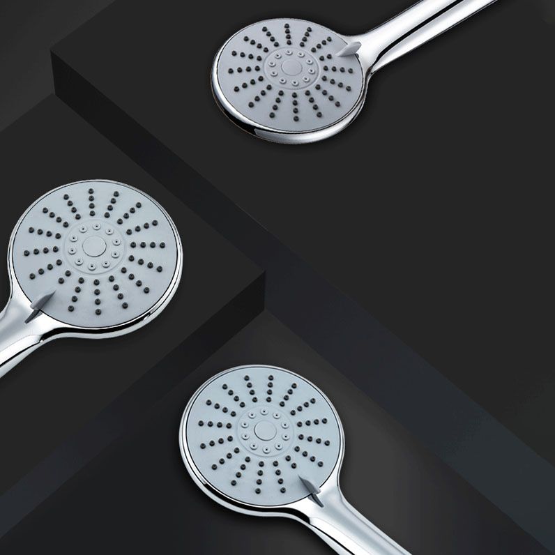 Large Hole Pressurized Shower Head 3 Settings Round Shower Head