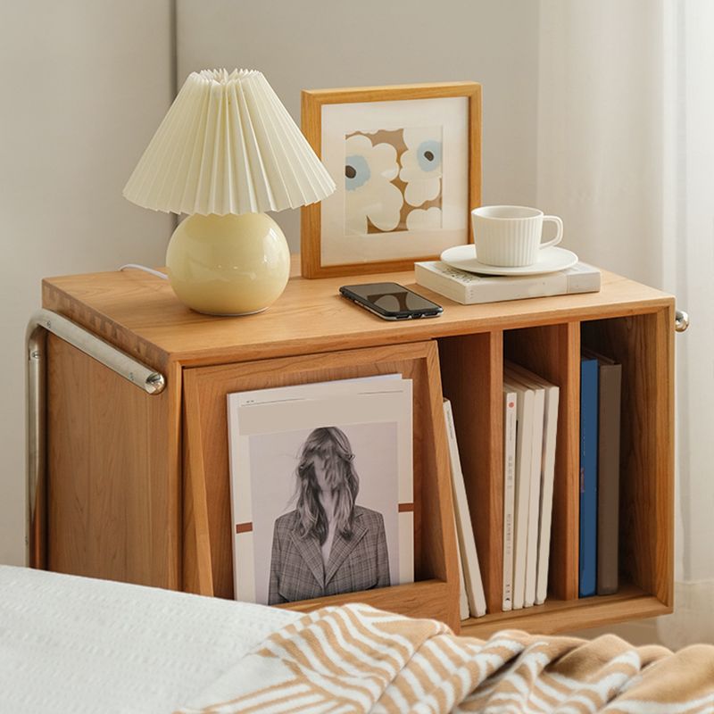 Modern Style Closed Back Bookshelf Wooden Bookcase for Home Office